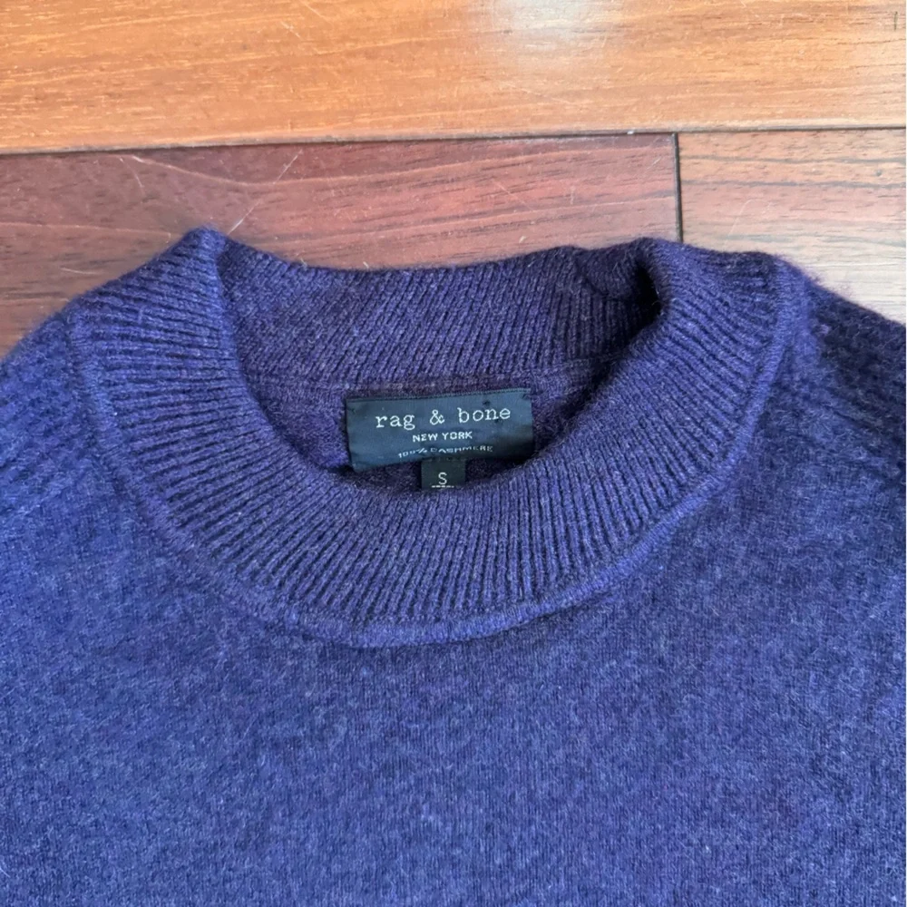 RAG & BONE 100% cashmere LOGAN Sweater - Picture 7 of 10